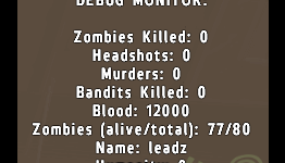 DayZ How To Turn On Debug Monitor