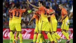 Highlights: Getafe 1-4 Barcelona (Spanish Primera Division – 15/09/12)