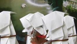 East Meets West – Awesome Assassin’s Creed Origami Artwork