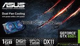 ASUS GeForce GTX 650 Ti Specs Leak