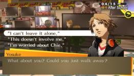 These latest Persona 4 Golden screens are all about choice