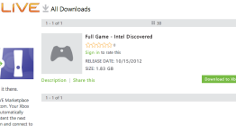 ‘Intel Discovered’ Now Available For Free on XBLA for Kinect Owners