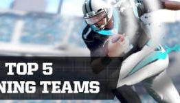 Top 5 Running Teams in Madden NFL 13