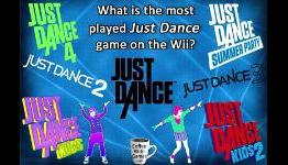 What is the most played Just Dance Wii game?