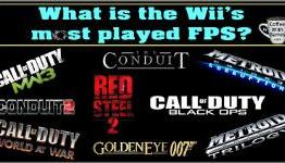 Call of Duty? Conduit? GoldenEye? Metroid? What is the most played FPS Wii game in the U.S.?