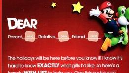 Nintendo literally wrote your holiday wish list for you
