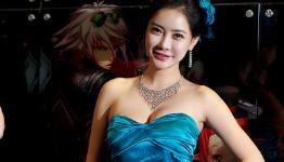 Model Min Soo Ah attends D&F Festival 2012