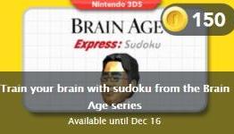 New Club Nintendo Featured Game Reward – Brain Age Express: Sudoku