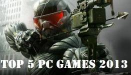 Top 5 PC games for 2013