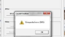How To Fix Restore Error 2601
