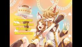Happy Birthday Vocaloids Kagamine Rin and Len