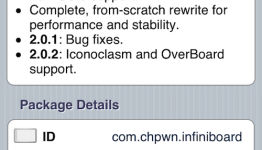 Infiniboard updated with Iconoclasm and OverBoard support