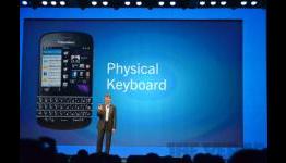 The BlackBerry Q10 is a QWERTY smartphone designed to compete in 2013