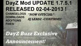 DayZ Mod Update 1.7.5.1 News Announcement