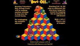 Two Q*bert masters make 100 hour attempts