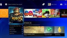 Some images of the PS4 interface, developers and the controller