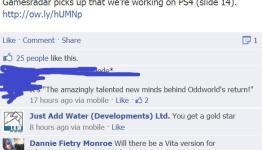 Just Add Water’s PS4 project is “Likely” also for Vita