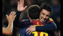 Villa happy with Messi chemistry