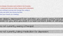 The Illusion Of Choice: Depression Quest
