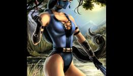 Kitana from Mortal Kombat in MKDA Art