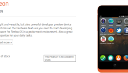 Firefox OS developer phones already sold out