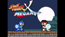 Streetfighter X Mega Man in the head of the langolier