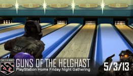 Guns of the Helghast go Hog-Wild at the Bowling Alley