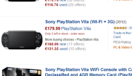 Vita hardware and bundles go down in price on Amazon