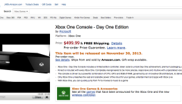 Amazon Leaks Xbox One Launch Date