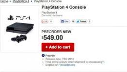 EB Games Australia Lists PS4 At $549