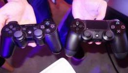 Side-by-side: PS4 gamepad vs PS3 gamepad
