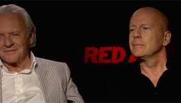 Bruce Willis and Anthony Hopkins Talk Red 2, What They Collect, and 12 Monkeys