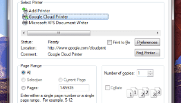 Google Cloud Print gets official Windows support, new sharing options