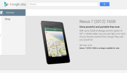 The Original Nexus 7 Is No Longer For Sale In The Google Play Store