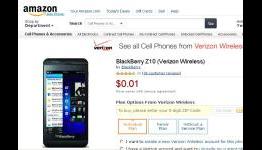 BlackBerry Z10 Now Costs $0.01 on Amazon
