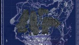 Grand Theft Auto 5 World Map Scale Compared to Grand Theft Auto 4