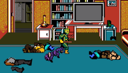 Kick-Ass Told as an 8-Bit Double Dragon Style Game