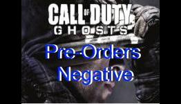 Call of Duty: Ghosts Pre-orders Negative?!
