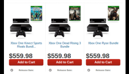 Xbox One Day One Bundles in stock and available online at GameStop
