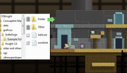 Indiegogo gets ‘AdventurOS’ and builds levels out of Folders and Files.