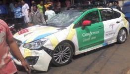 Google Street View Driver Rams 2 Buses, 1 Truck in Failed Hit-and-Run