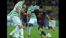 Lennon disappointed by Messi absence ahead of Champions League tie