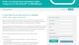 BlackBerry Cloud Service, a new way to manage devices a company