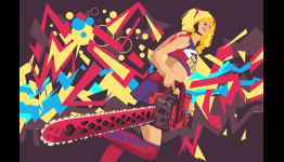 Video Game Crafts ‘N Gear #50: Lollipop Chainsaw Art, Pac-Man Monster Truck, Zelda Chalk Mural
