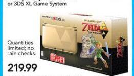 Xbox 360 gets bonus gift card and game, 3DS XL Zelda bundle a free game at TRU