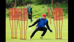 Football Training: Too many toys to play with