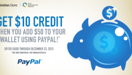 Get $10 PSN Credit When Adding $50 or More to Your PSN Wallet Using Paypal