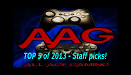 All Age Gaming Staff’s Personal Top 5 Games of 2013