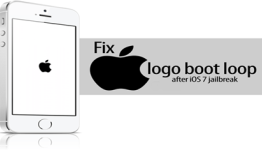 Fix iPhone Stuck At Apple Boot Logo Loop After iOS 7 Jailbreak