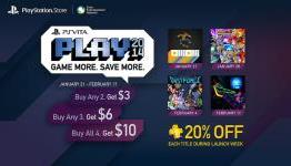 PS Vita PLAY: 4 New Vita Games, PS Plus discounts and more
